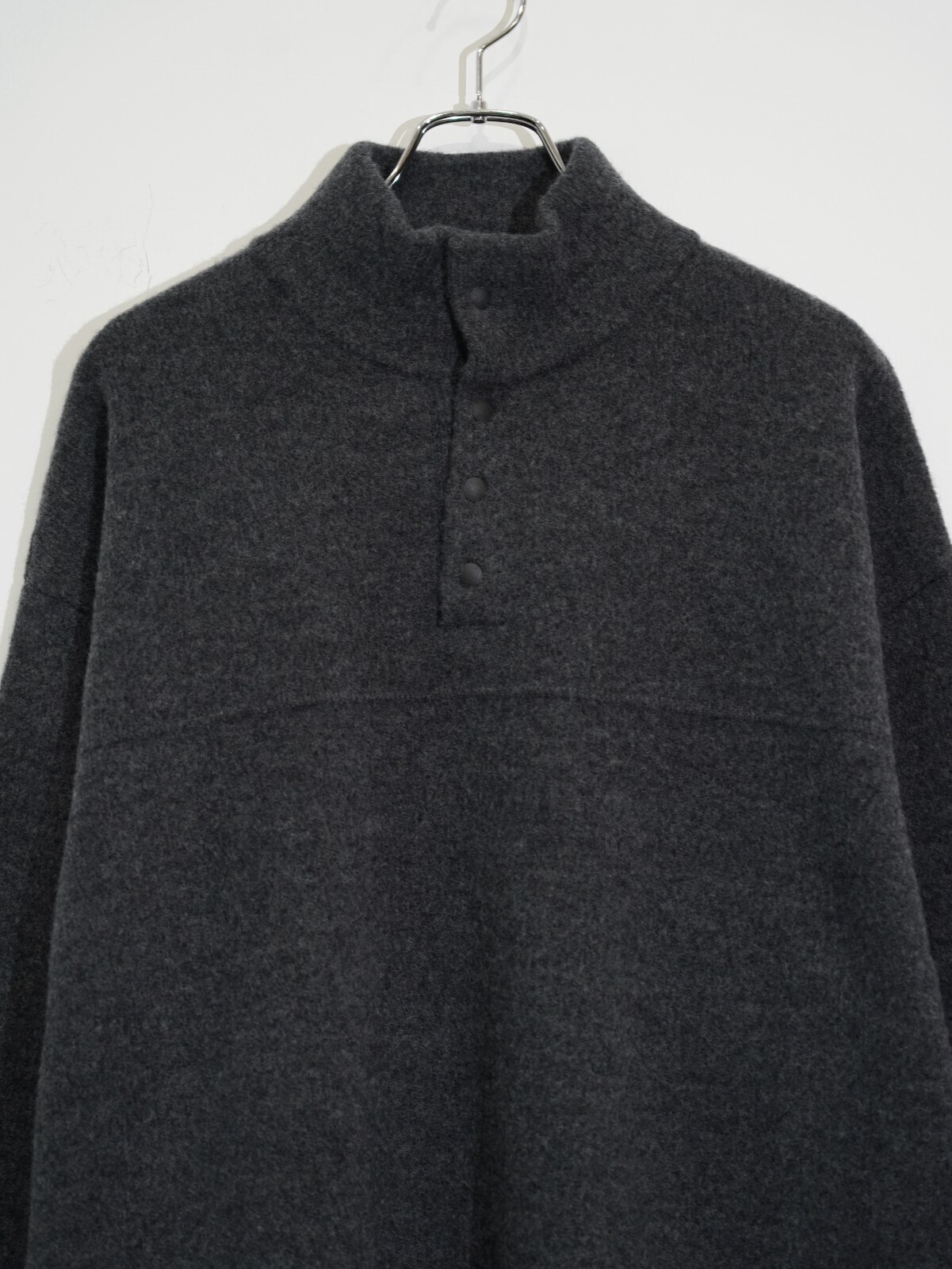 Blanc YM 女裝 & 男裝 Wool Fleece Snap Pullover 圖片13