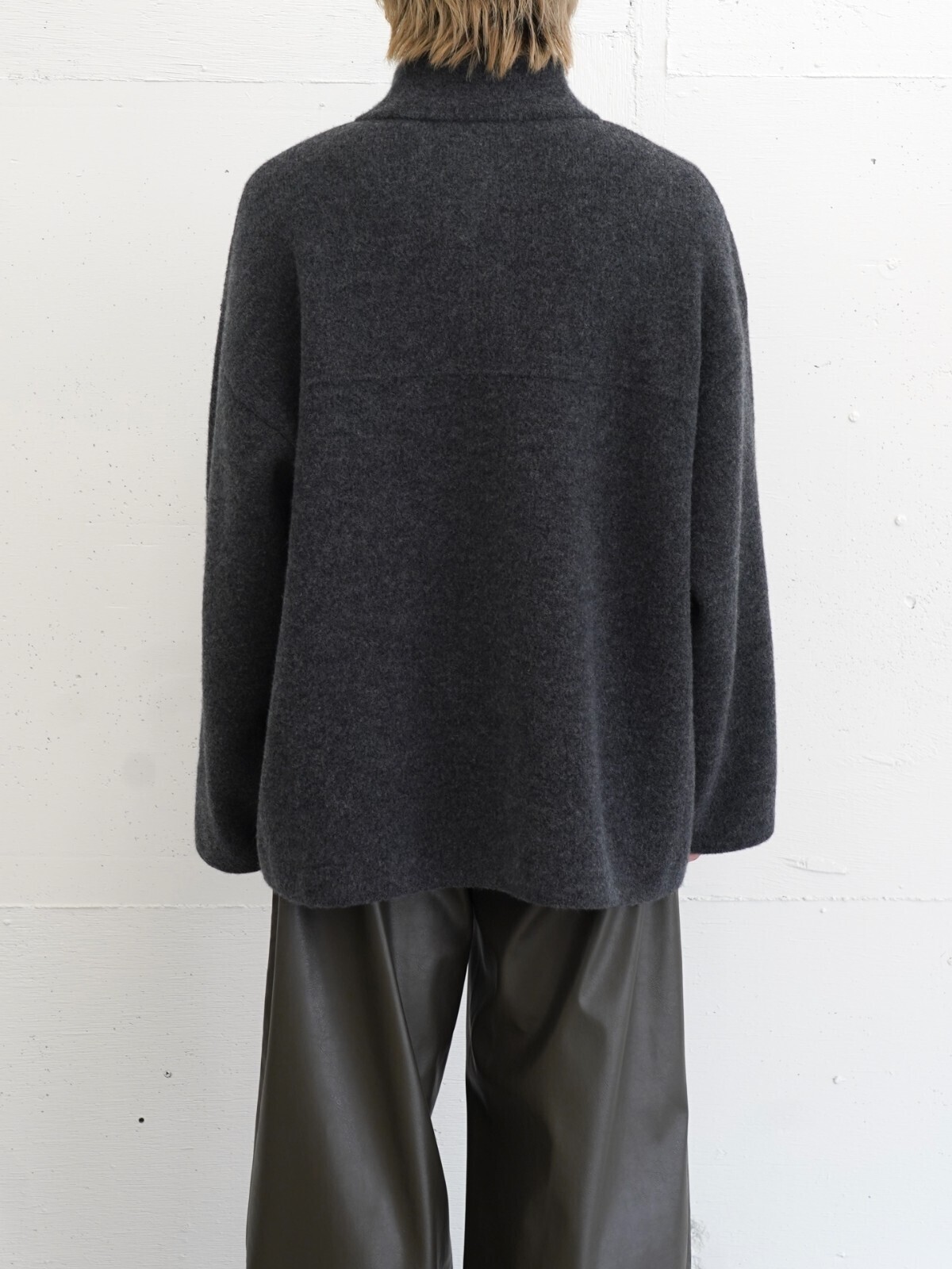 Blanc YM 女裝 & 男裝 Wool Fleece Snap Pullover 圖片18