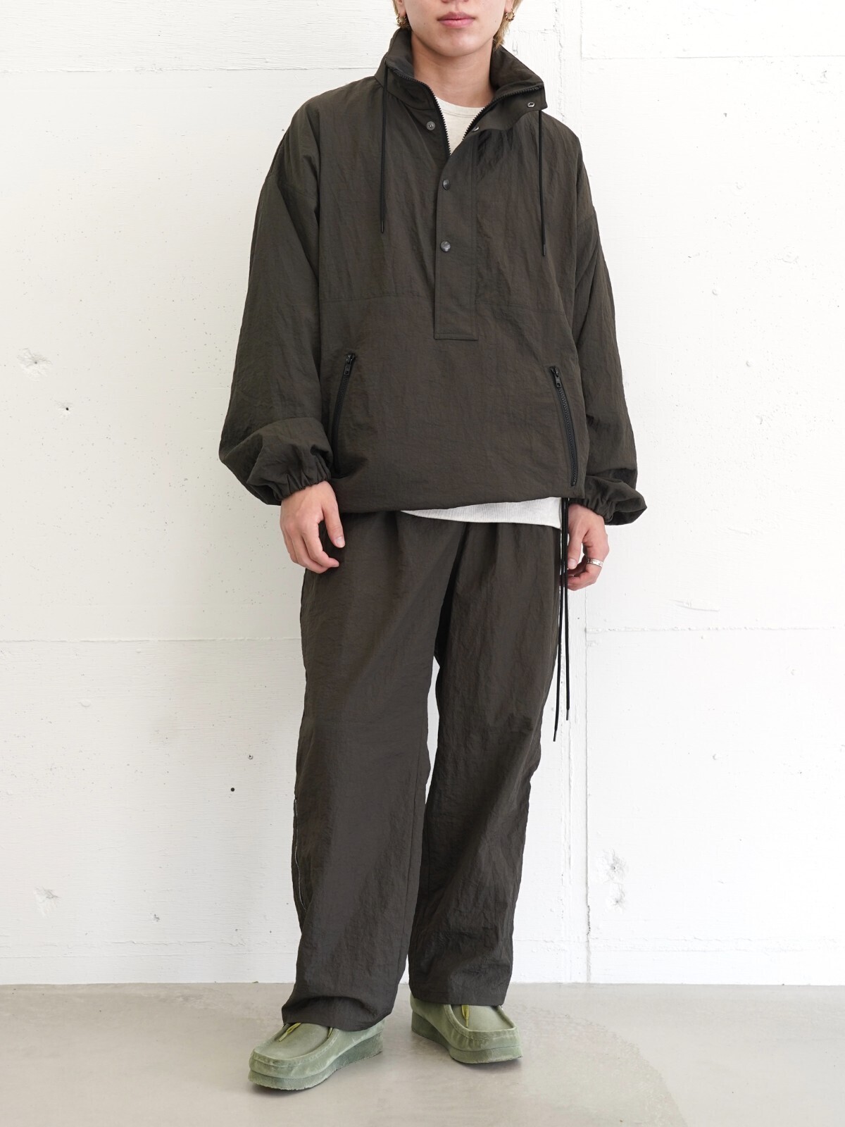 Blanc YM 女士 & 男士 Crispy Nylon Anorak 图片19