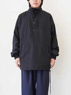 Blanc YM WOMENS & MENS Crispy Nylon Anorak IMAGE2