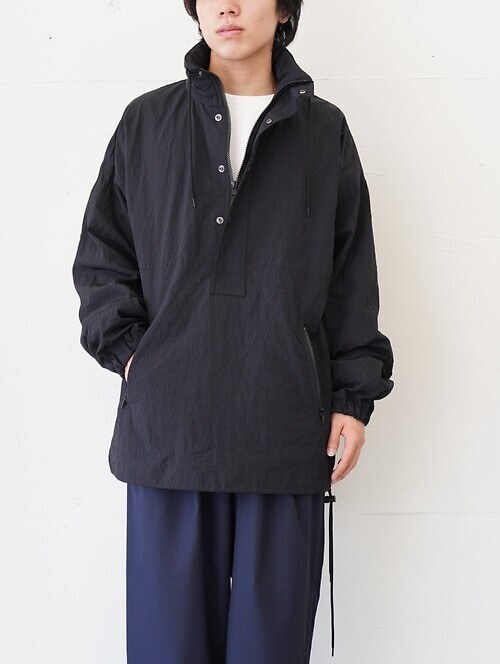 Crispy Nylon Anorak｜Blanc YM WOMENS & MENS