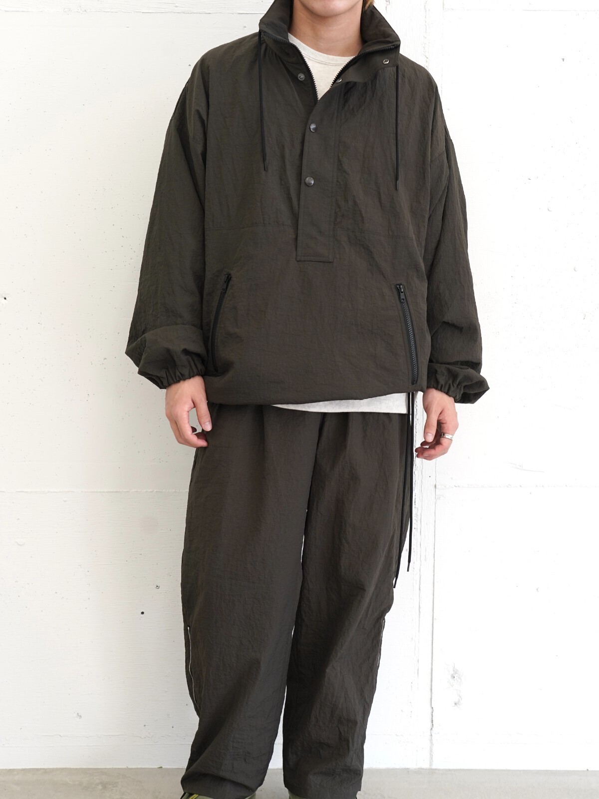 Blanc YM 女士 & 男士 Crispy Nylon Anorak 图片18