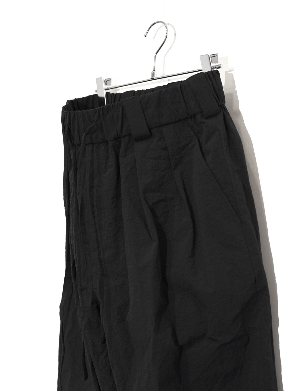 Blanc YM WOMENS & MENS Crispy Nylon Zip Up Pants IMAGE17