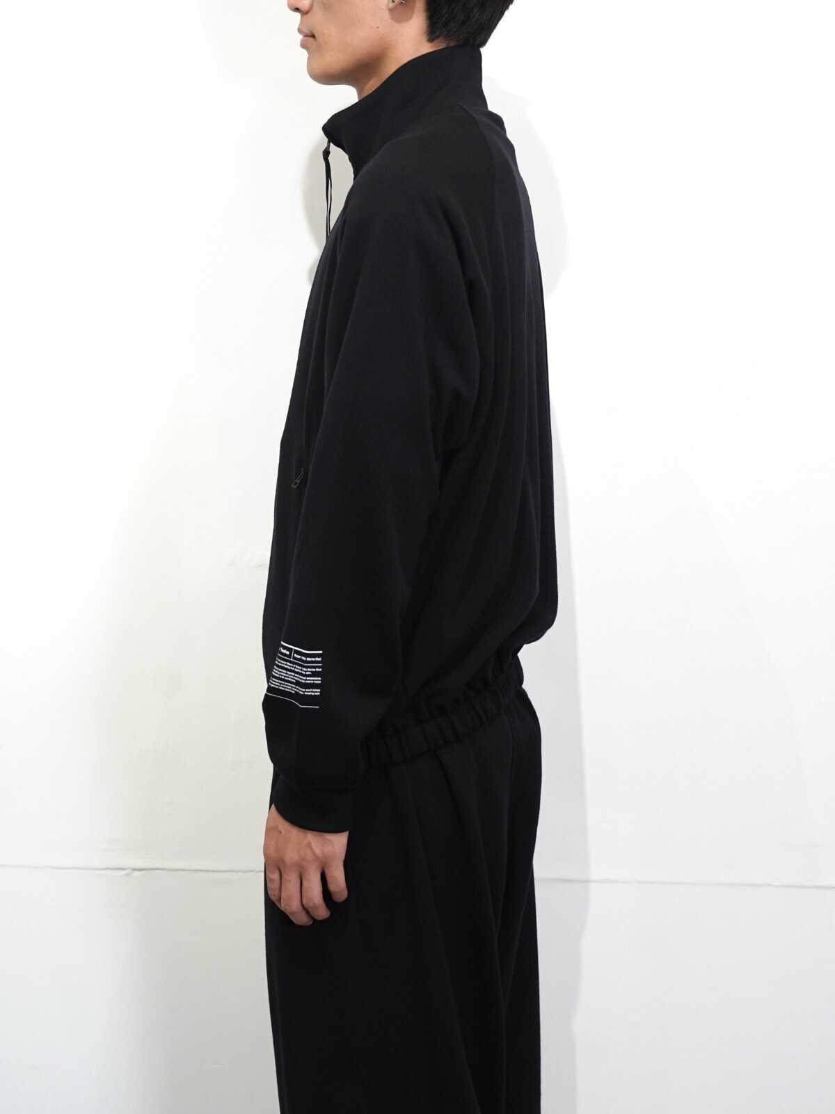 プロダクトトゥエルブ メンズ スーパー140 メリノウールジップアップスウェット 画像8