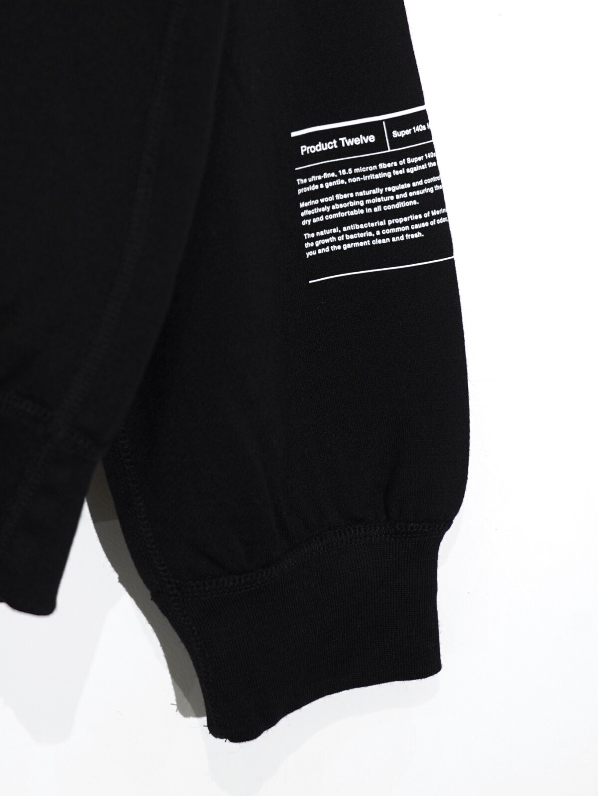 Product Twelve 男士 Super 140'S Melino Wool Crew Neck 圖片8