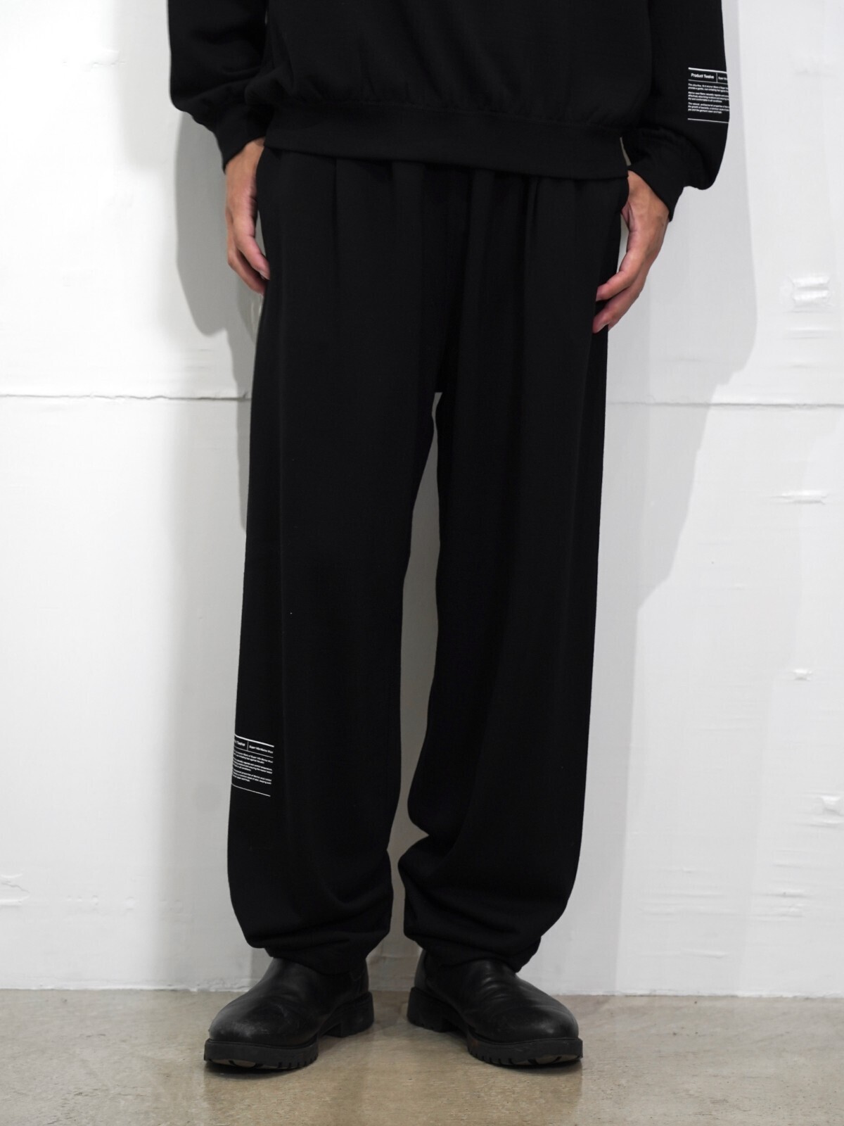 Product Twelve MENS Super 140'S Melino Wool Sweat Pants IMAGE1