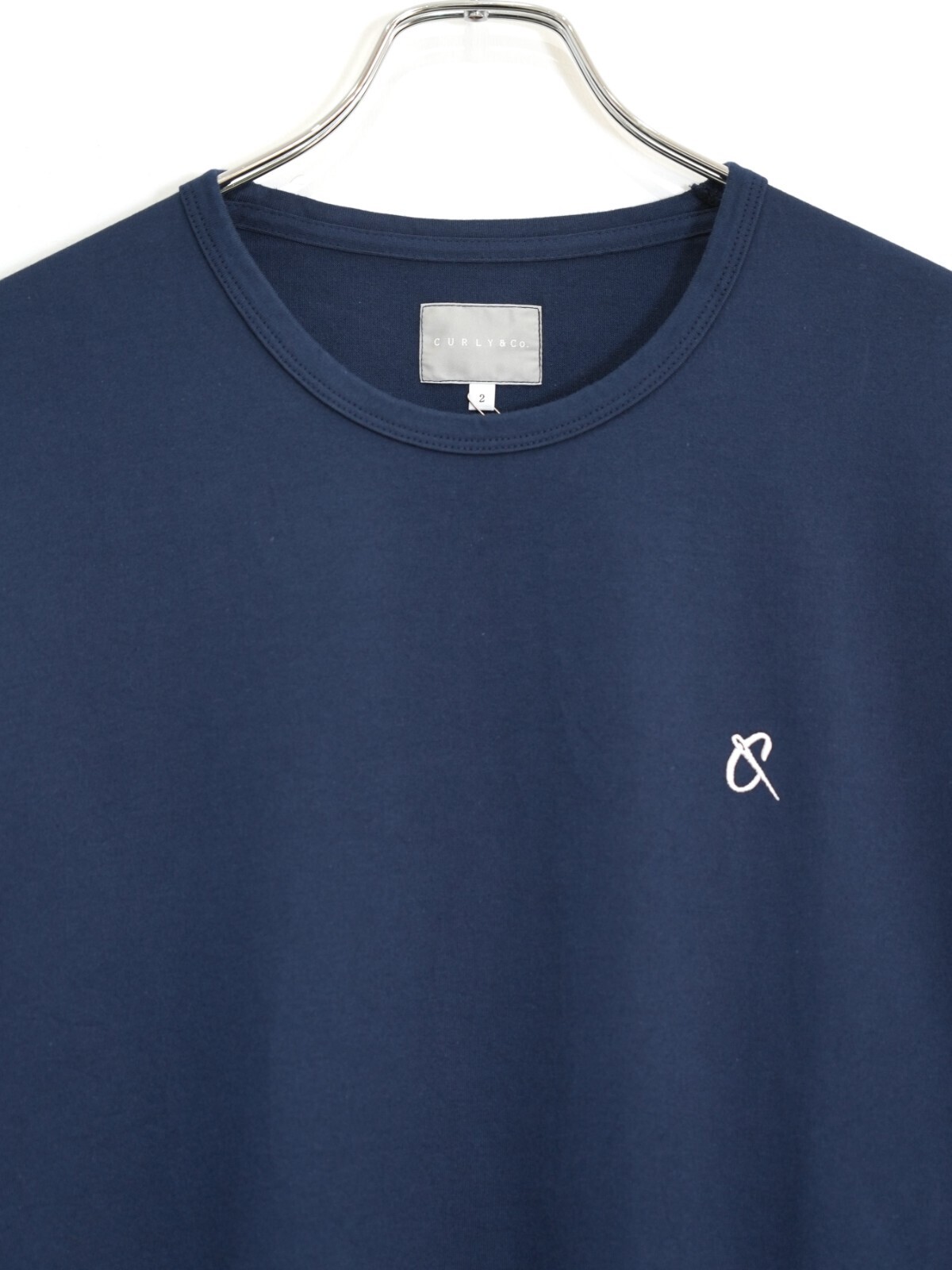 CURLY&Co. WOMENS & MENS EMBROIDERY S/S TEE IMAGE6