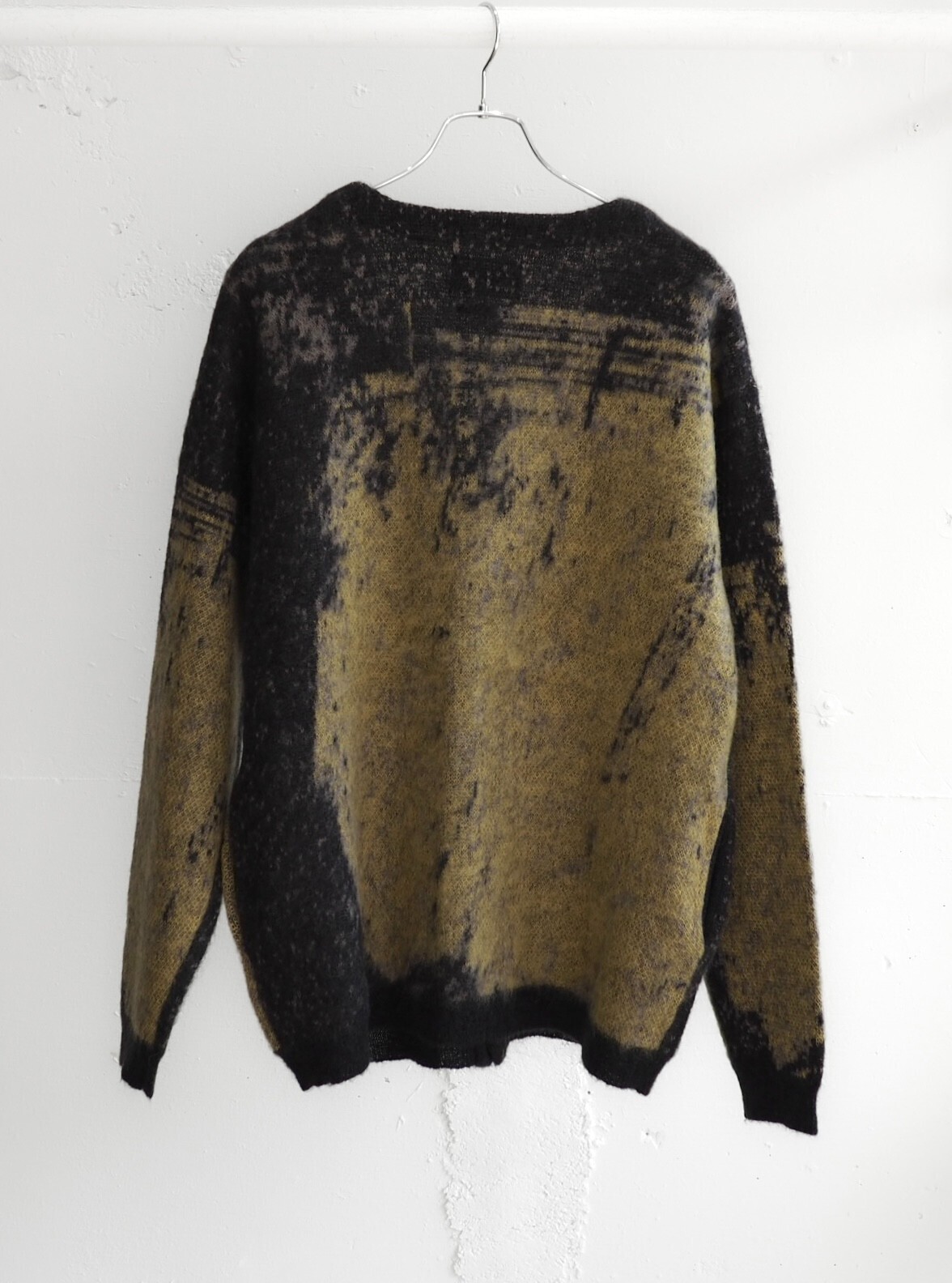 YOKE MENS JACQUARD MOHAIR CARDIGAN IMAGE8