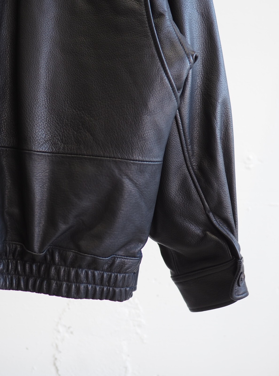 YOKE MENS LEATHER FLIGHT JACKET (24AW) IMAGE10