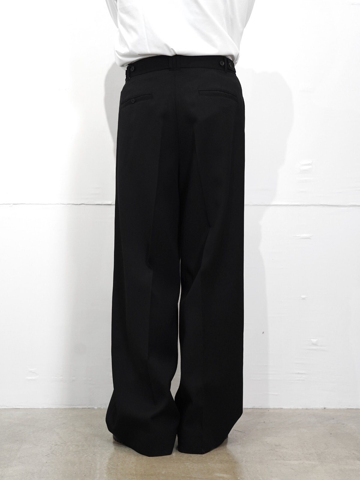 ヨーク メンズ 3プリ―ツワイドレッグトラウザーズ 画像16