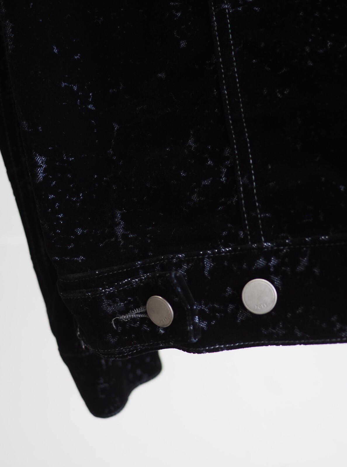 YOKE 男士 FLOCKY PRINTED DENIM TRUCKER JACKET 圖片13