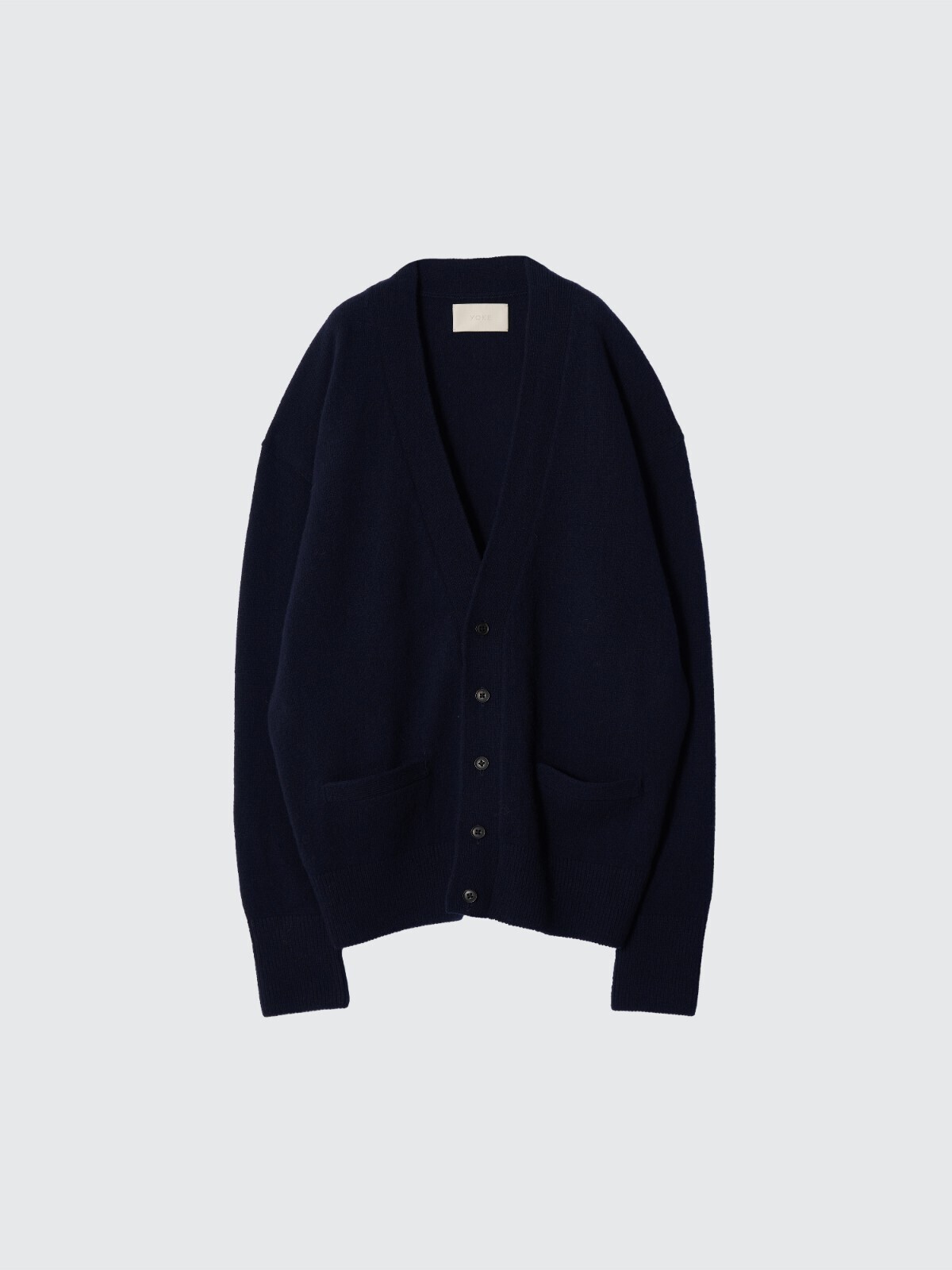 YOKE 남성 PAINTED ELBOW PATCH CARDIGAN 이미지13