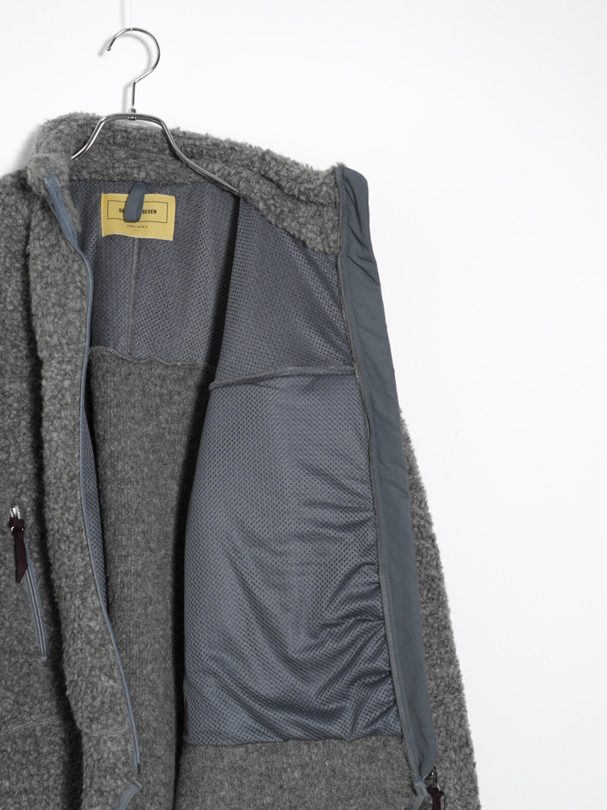 SEVEN BY SEVEN 男士 KNIT BLOUSON - Alpaca/Wool - 圖片7