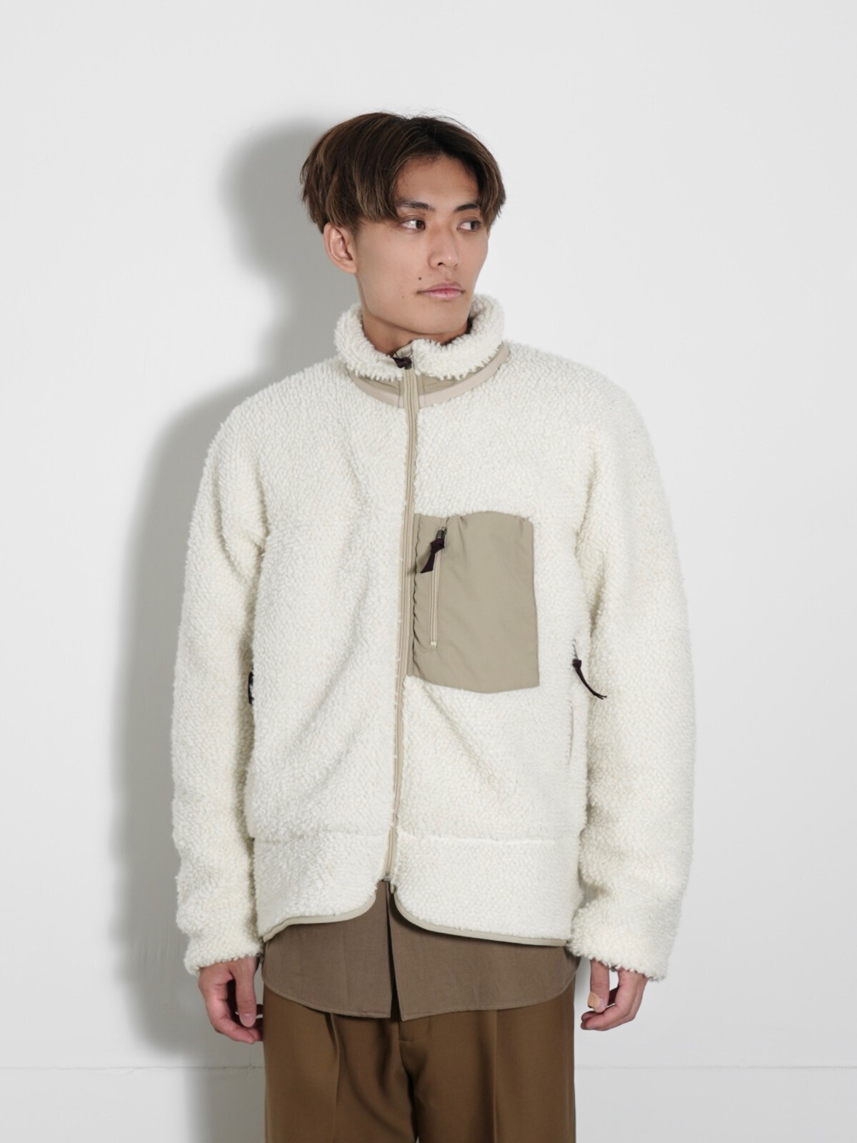 SEVEN BY SEVEN 男士 KNIT BLOUSON - Alpaca/Wool - 圖片9