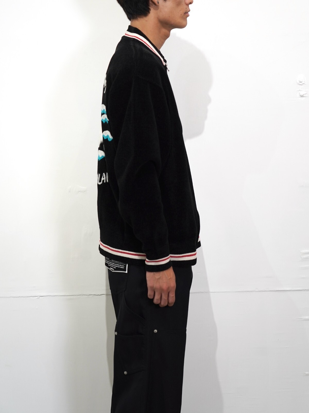 ダイリク メンズ ニードルパンチリバーシブルスカニット 画像13