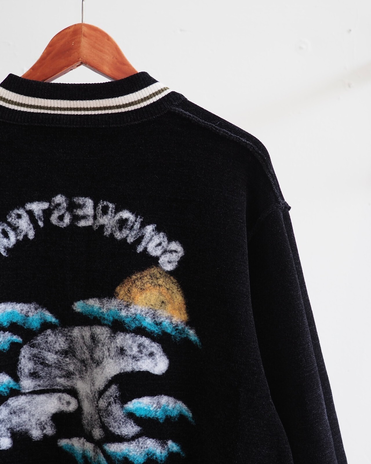 ダイリク メンズ ニードルパンチリバーシブルスカニット 画像11