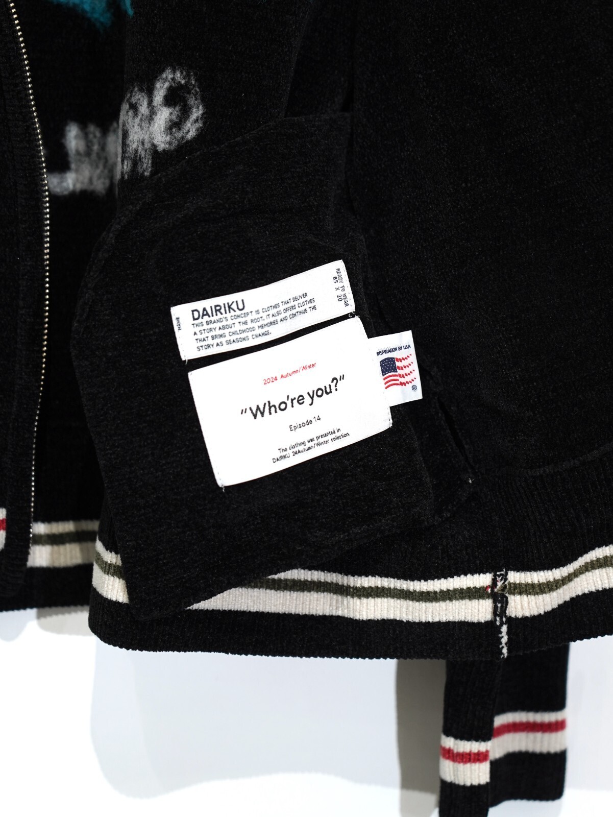 ダイリク メンズ ニードルパンチリバーシブルスカニット 画像7