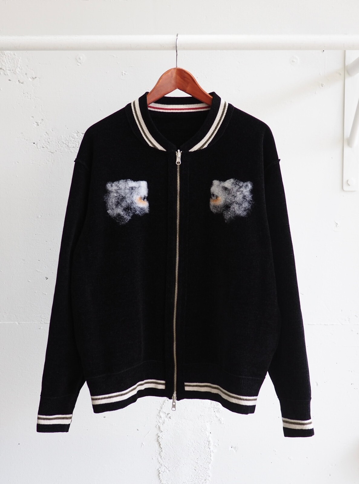 ダイリク メンズ ニードルパンチリバーシブルスカニット 画像8