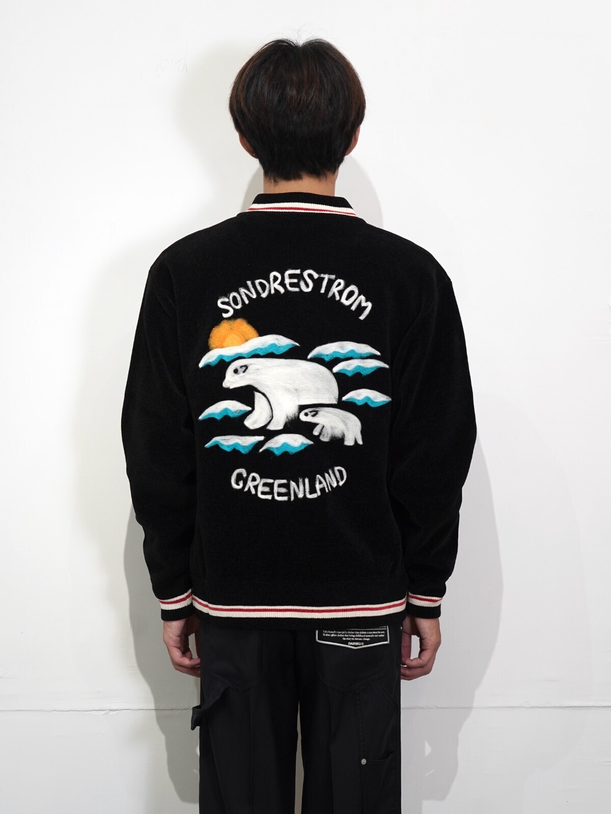 ダイリク メンズ ニードルパンチリバーシブルスカニット 画像14