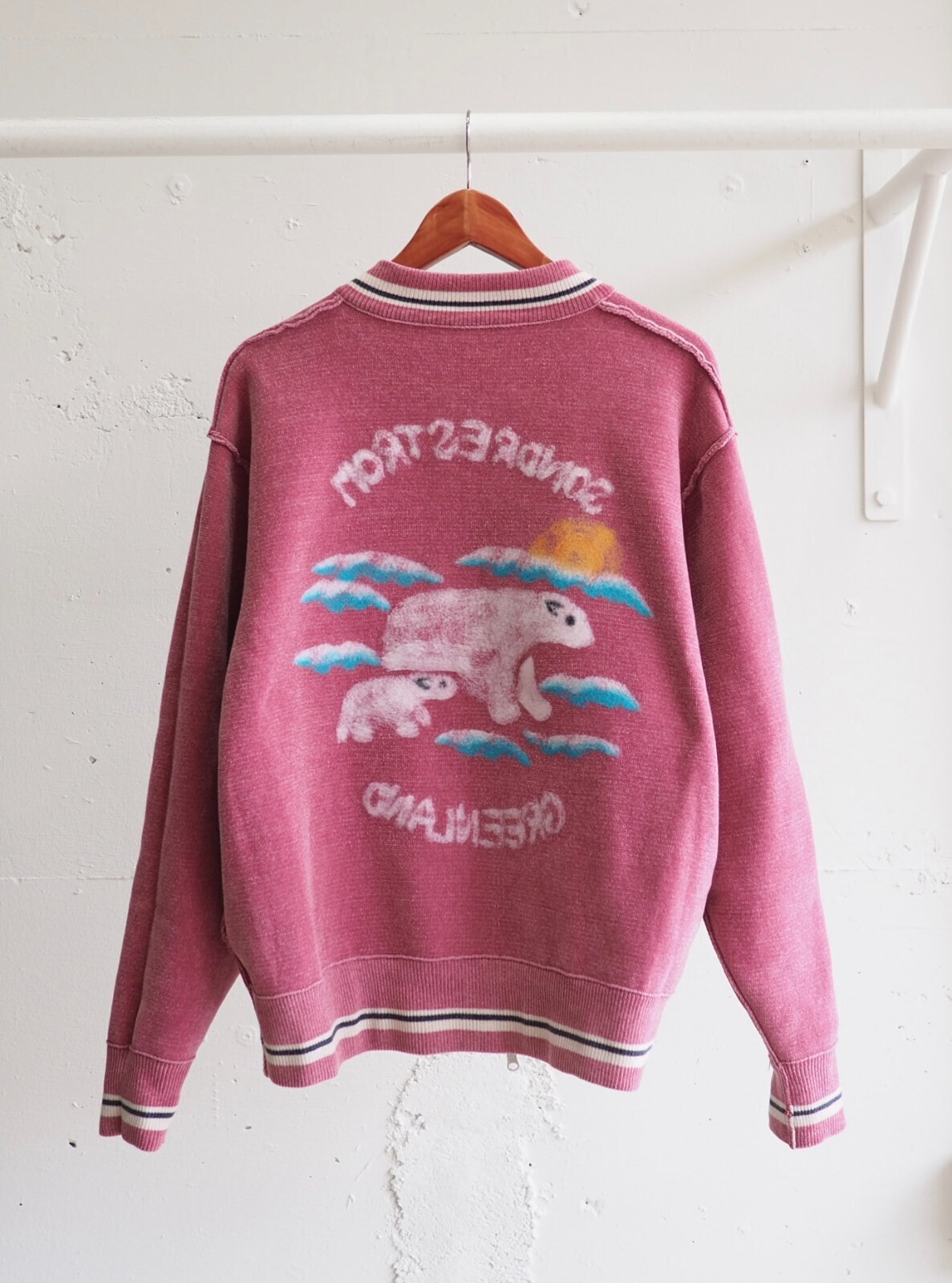 ダイリク メンズ ニードルパンチリバーシブルスカニット 画像25