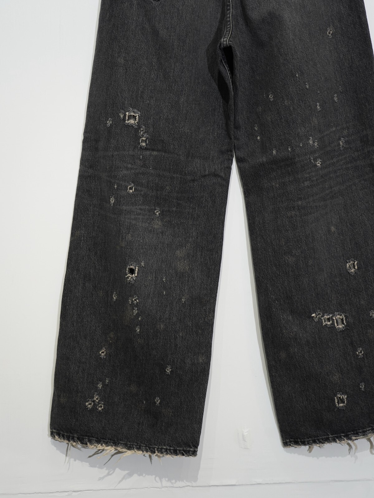 DAIRIKU MENS Super Damage Wide Denim Pants IMAGE16