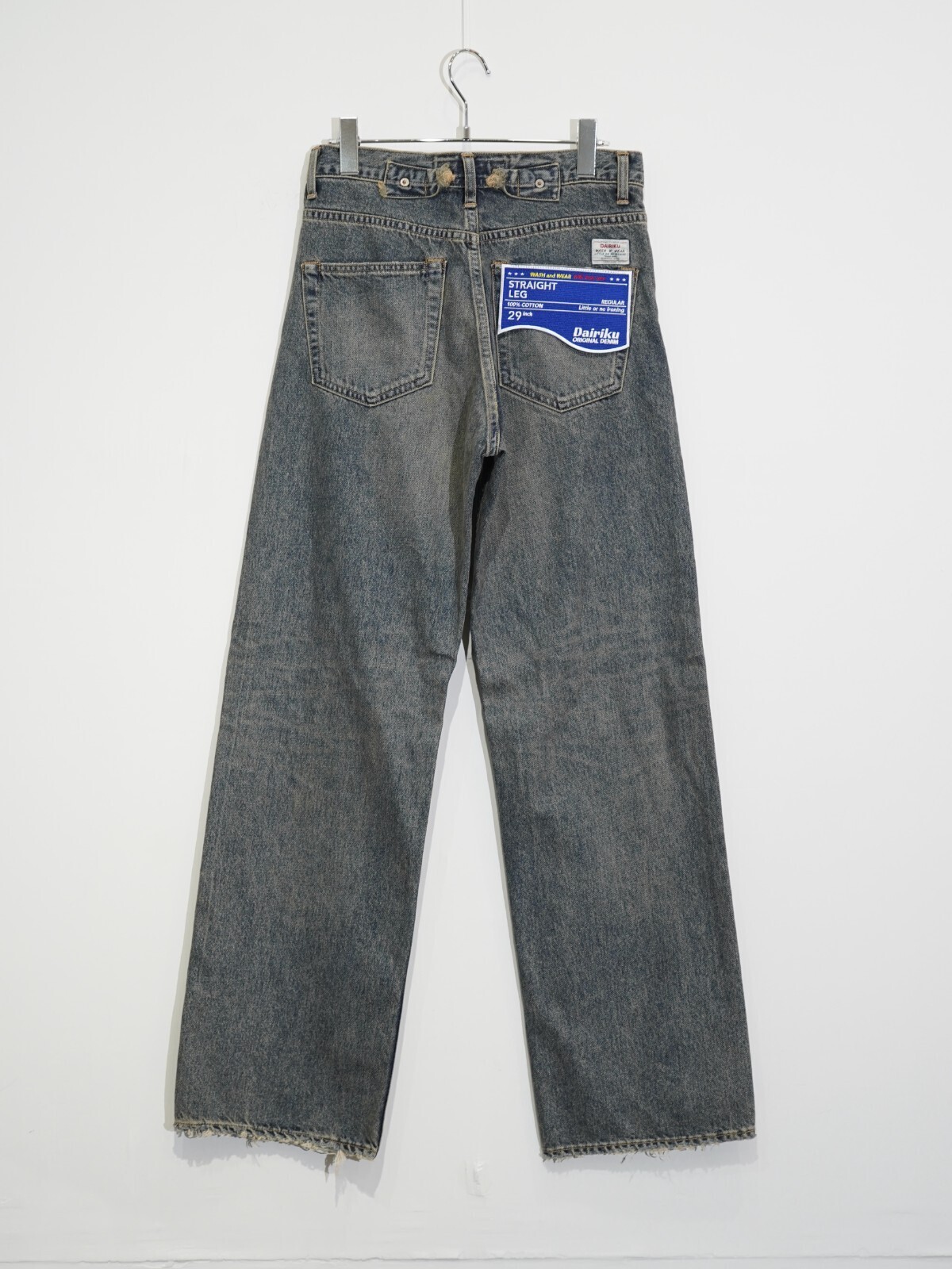 DAIRIKU 男士 "Straight" Vintage Denim Pants 圖片12