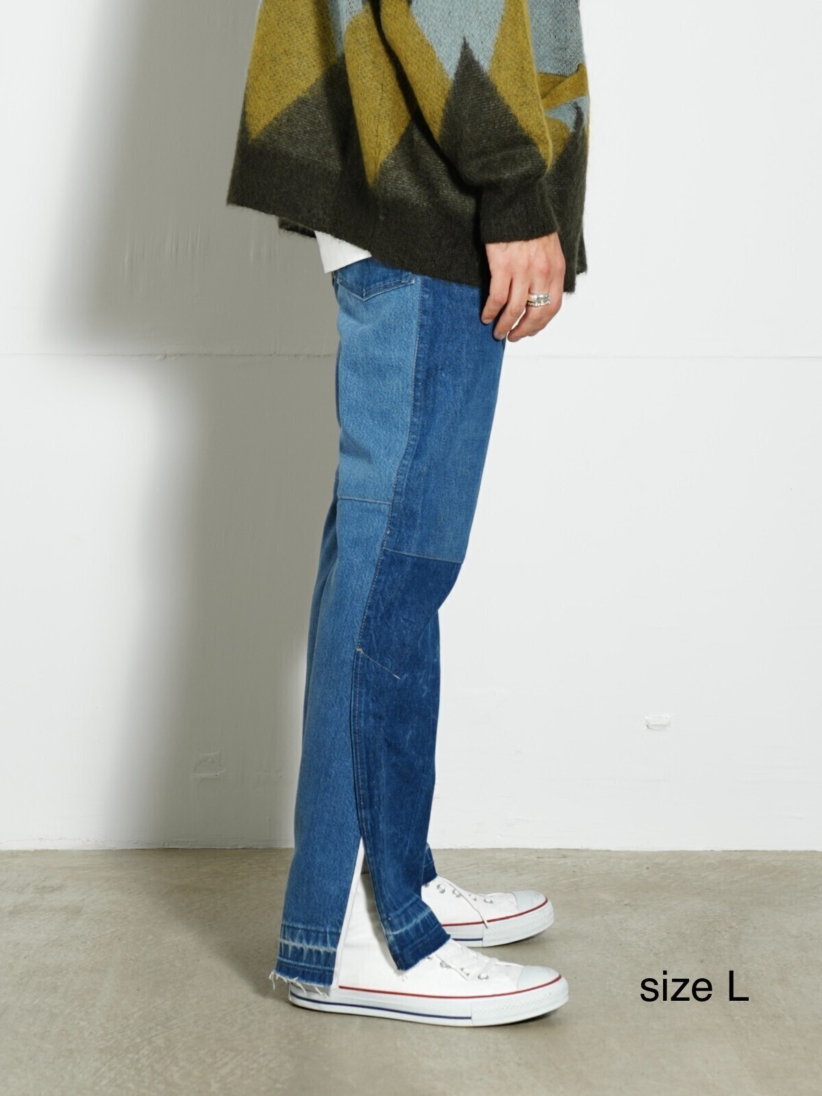 デニム・ジーパン Philosophy Denim jeans No.22 Washed Wide Denim Pants［AP-4003］【2025SS】【25STYLE1
