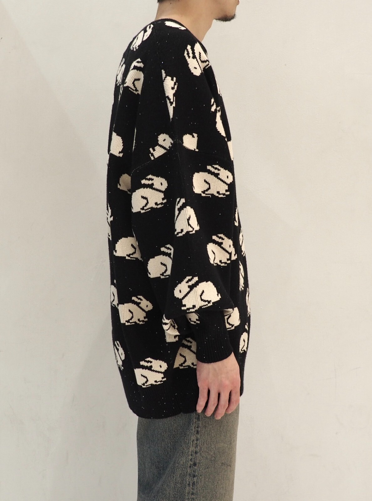 DAIRIKU 男裝 "Rabbit" Oversized Pullover Knit 圖片9
