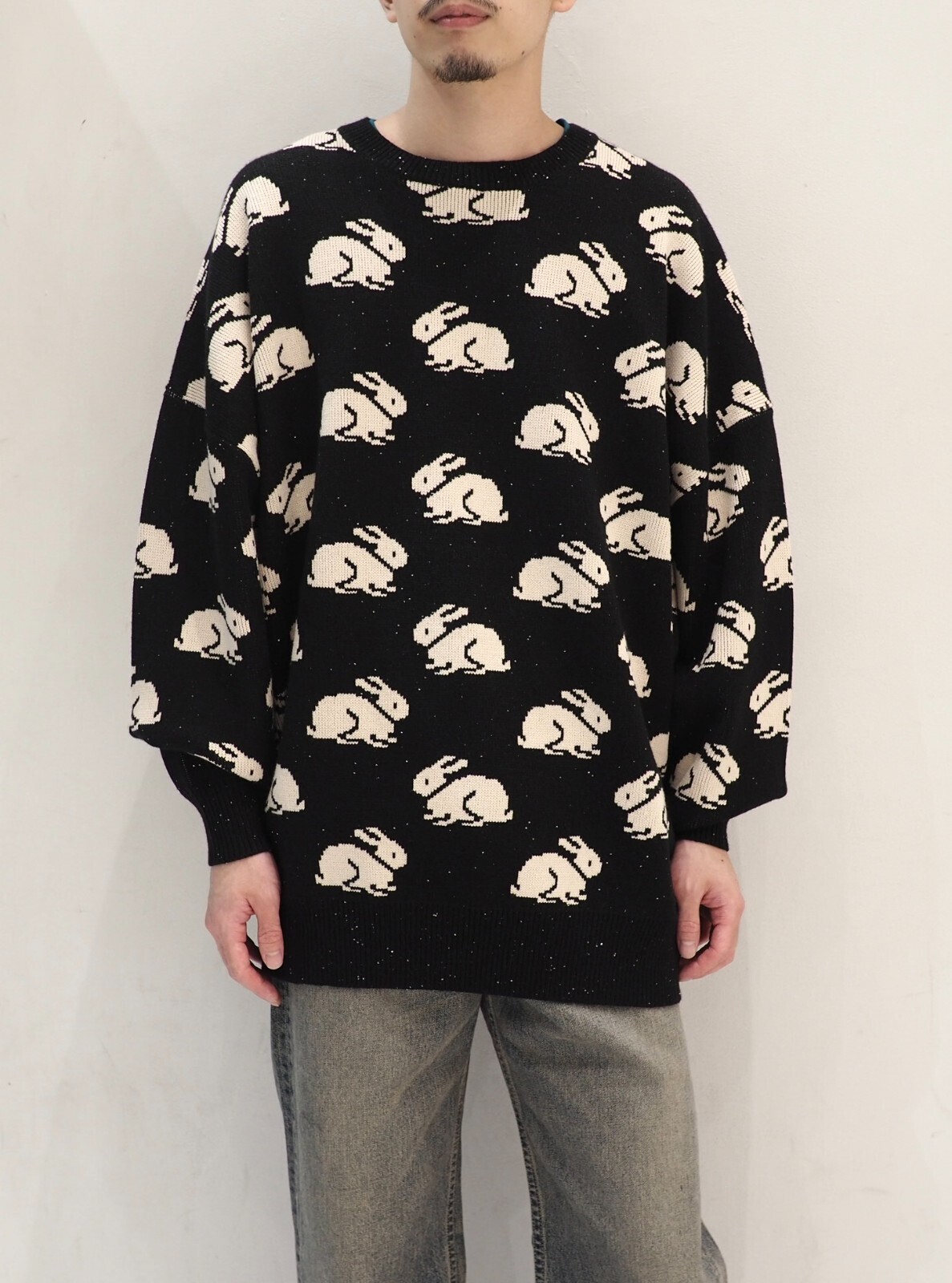 DAIRIKU 男裝 "Rabbit" Oversized Pullover Knit 圖片8