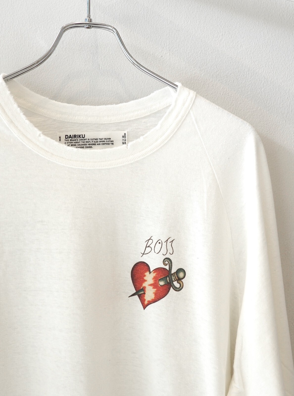 ダイリク メンズ ツアーラグランTシャツ 画像9