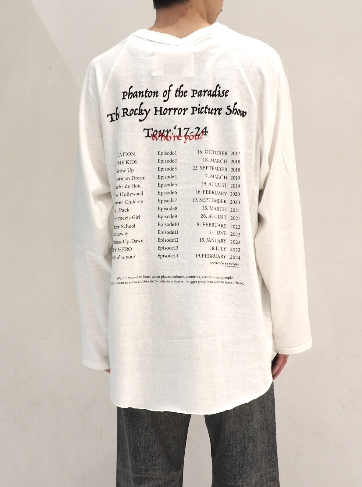 ダイリク メンズ ツアーラグランTシャツ 画像3