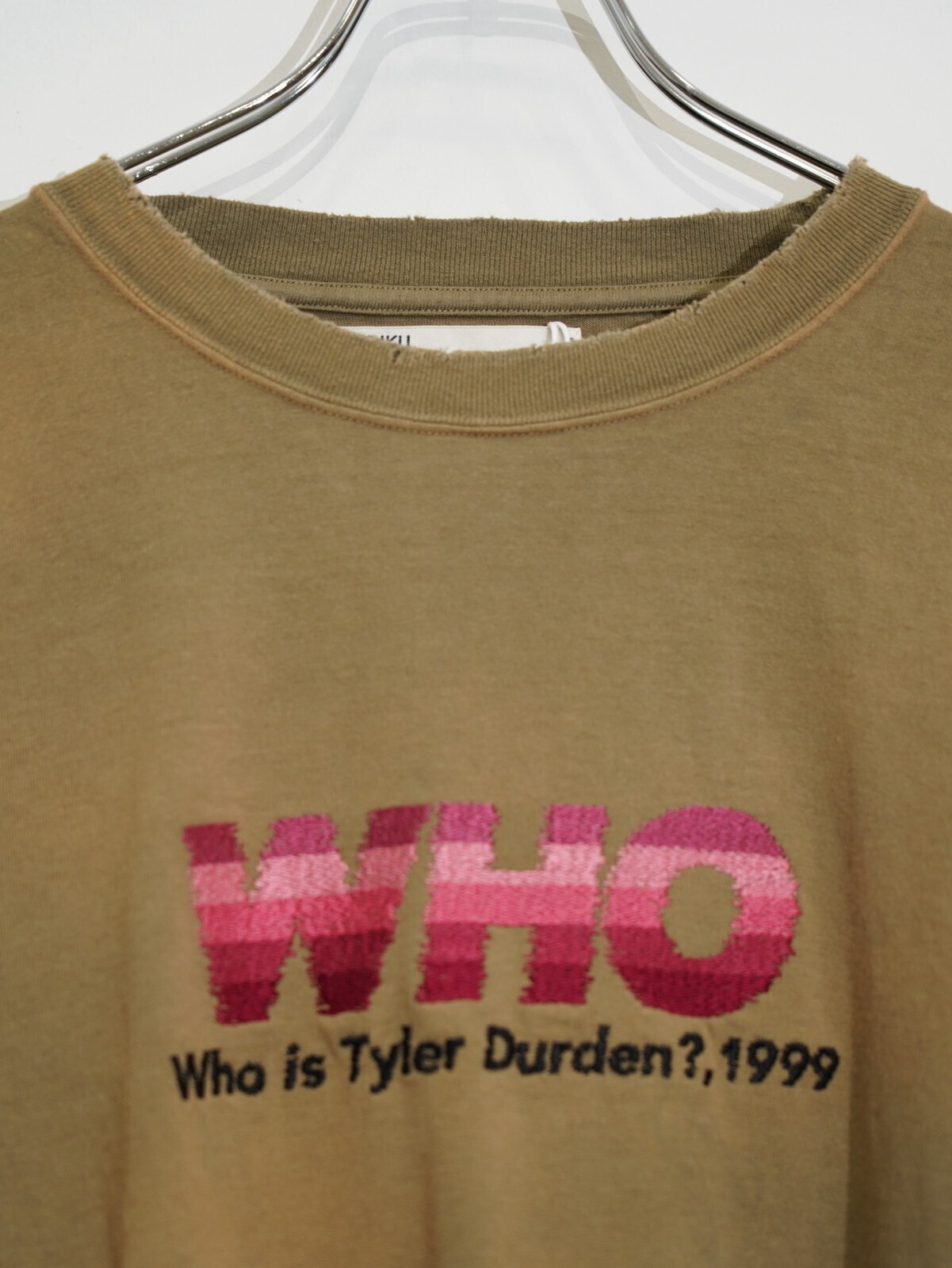 DAIRIKU 男士 "WHO" Vintage Theme Tee 图片6