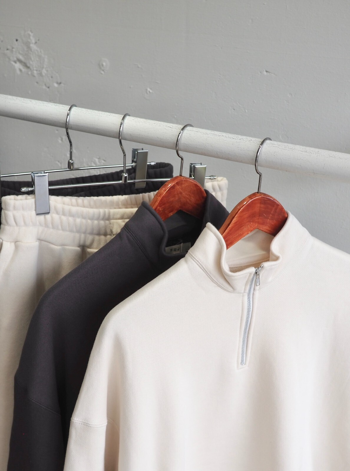 FUJI 女士 & 男士 HALF ZIP SWEAT 图片7