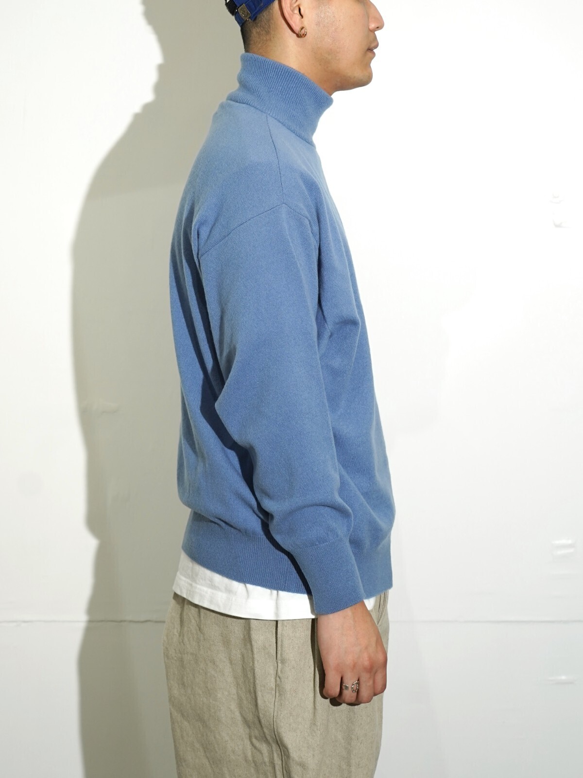 FUJI 男裝 WOOL CASHMERE HIGH NECK KNIT (MEN) 圖片2
