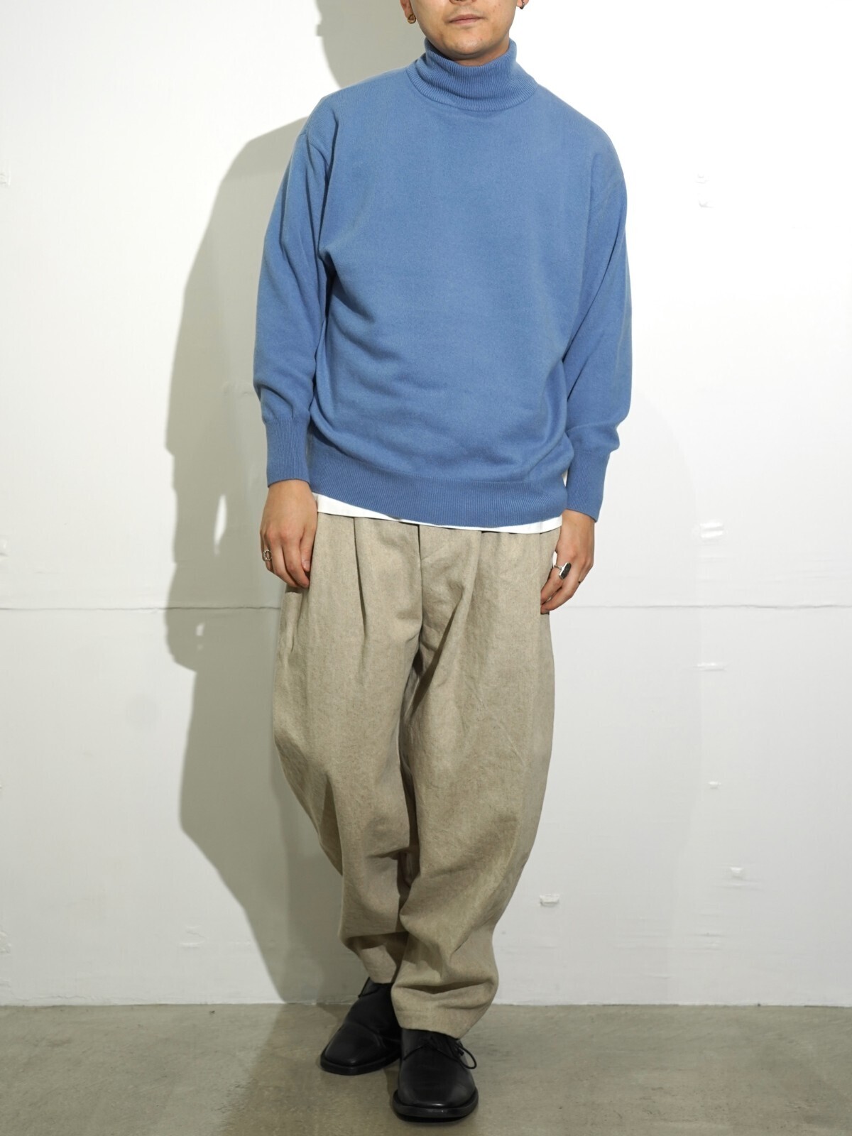 FUJI 男裝 WOOL CASHMERE HIGH NECK KNIT (MEN) 圖片4