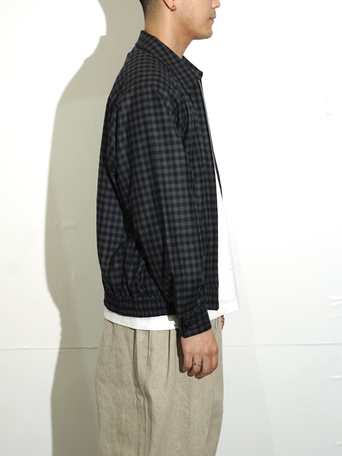 フジ レディース & メンズ フランネルラグランブルゾン 画像8