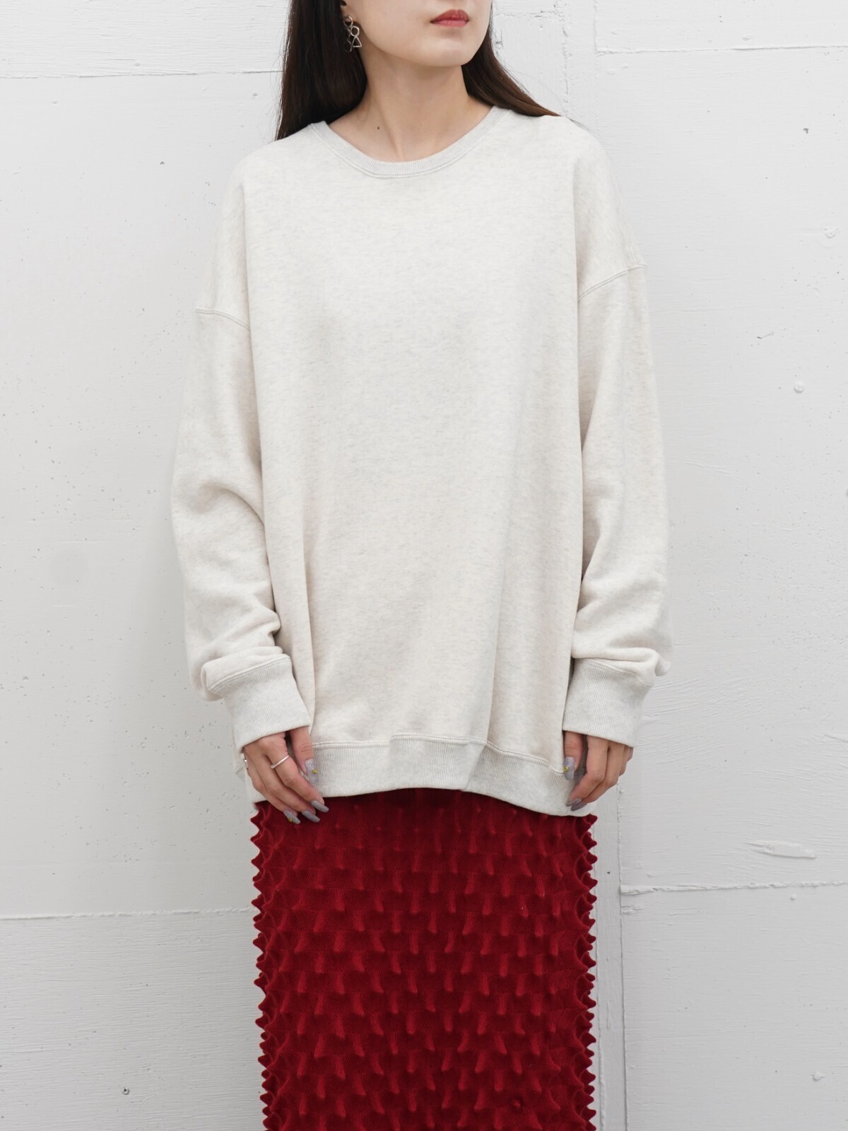 【新品タグ付き】FUJI CREW NECK SWEAT チャコールグレー crew neck Sweat – FUJI