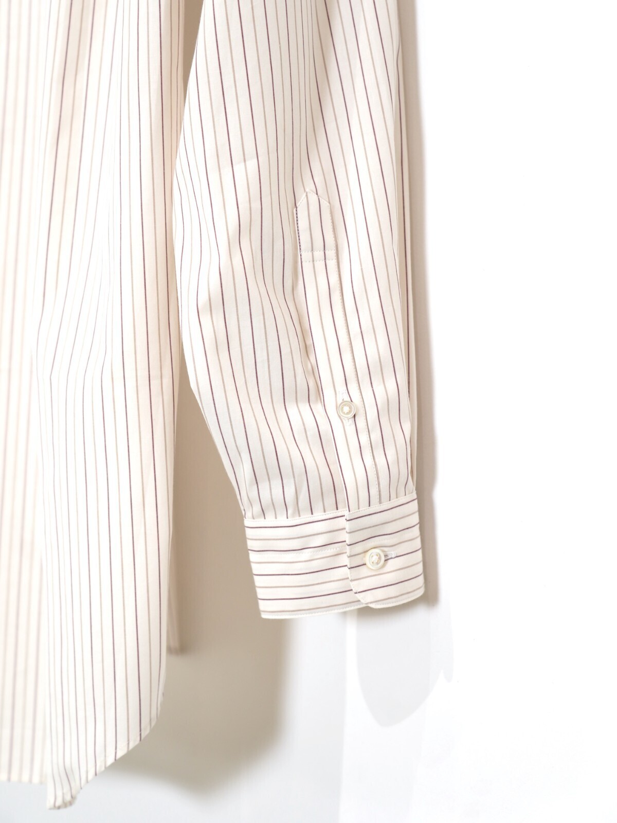 FUJI 여성 & 남성 CLASSIC COLLAR STRIPE SHIRT (24AW) 이미지16
