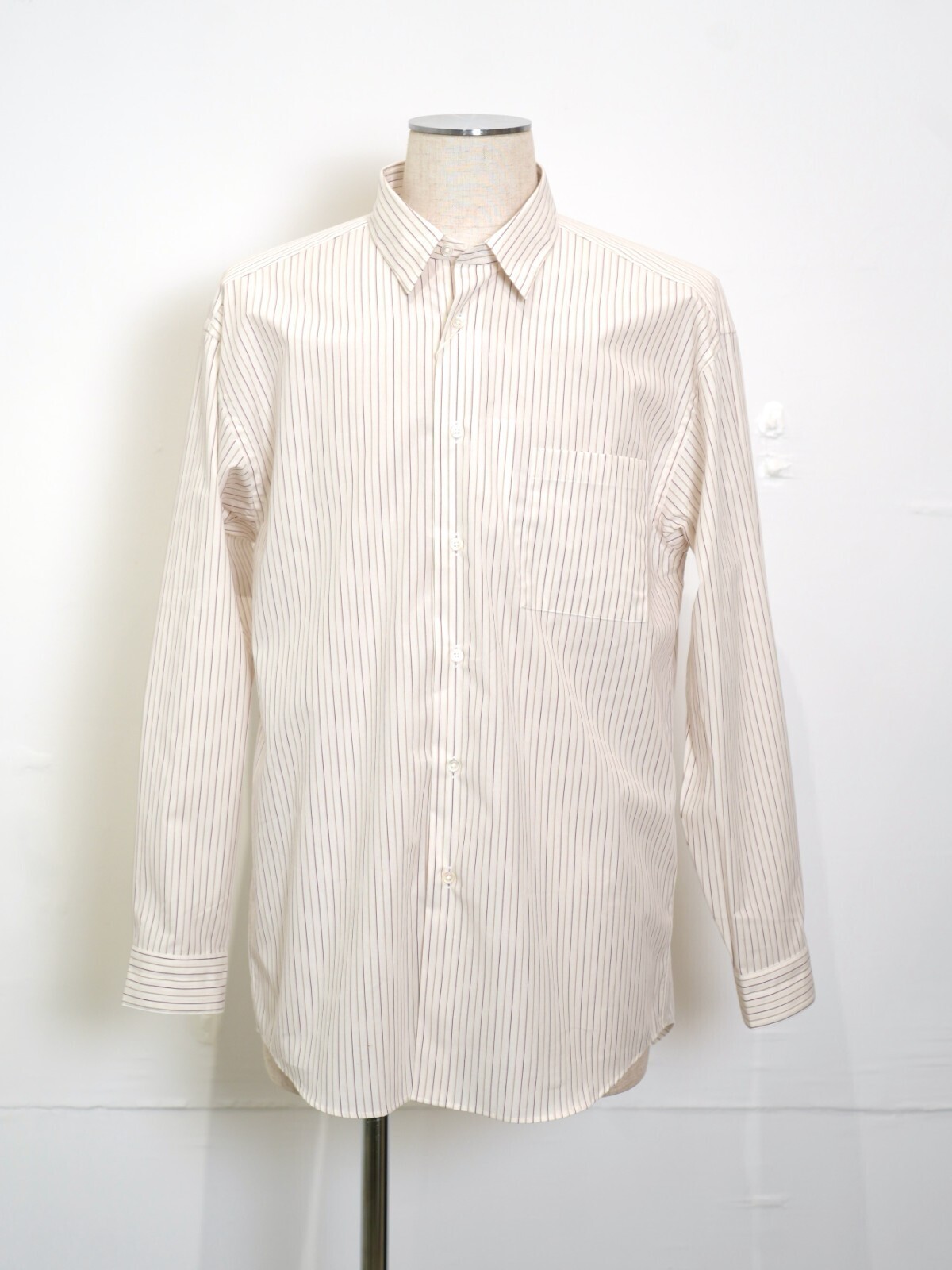 FUJI 여성 & 남성 CLASSIC COLLAR STRIPE SHIRT (24AW) 이미지17