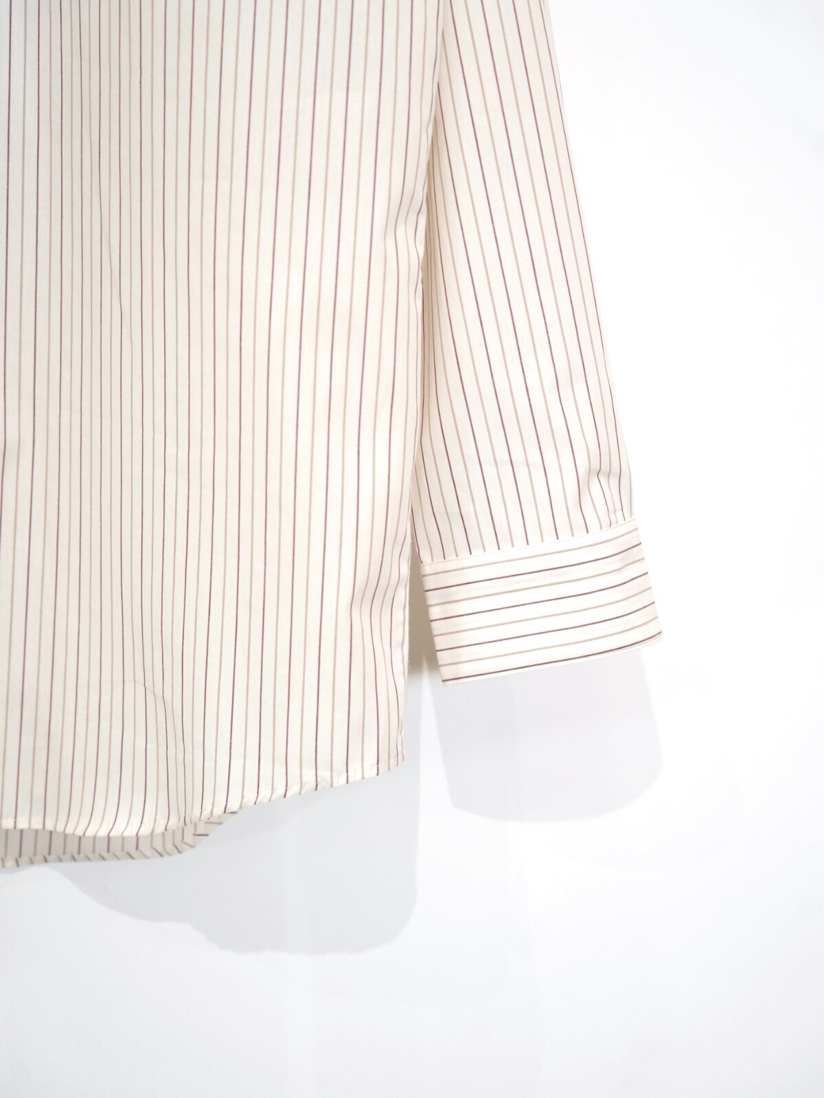 FUJI 여성 & 남성 CLASSIC COLLAR STRIPE SHIRT (24AW) 이미지15