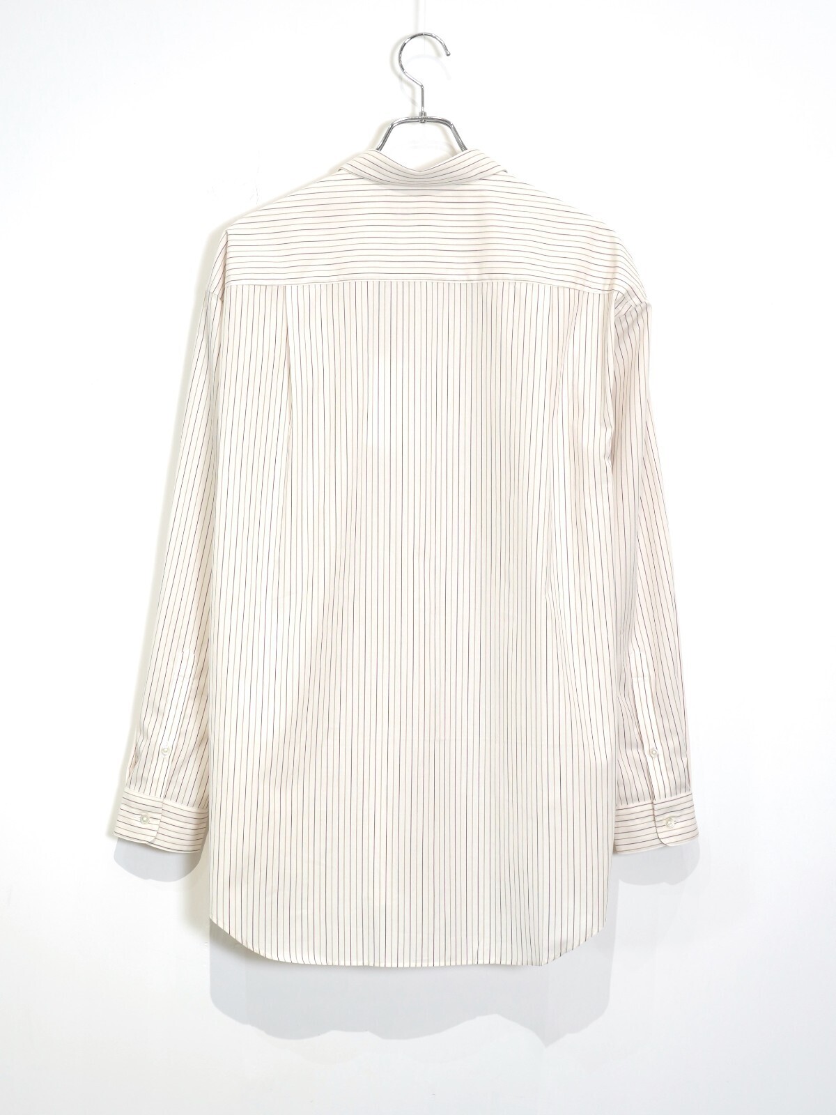 FUJI 여성 & 남성 CLASSIC COLLAR STRIPE SHIRT (24AW) 이미지12