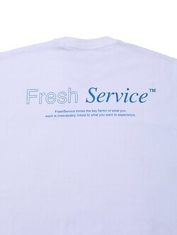 フレッシュサービス レディース & メンズ コーポレートプリントTシャツ"TM" 写真2