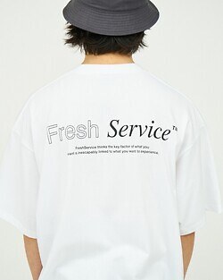 フレッシュサービス レディース & メンズ コーポレートプリントTシャツ"TM" 写真12