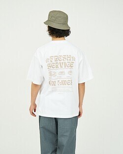 フレッシュサービス レディース & メンズ コーポレートプリントTシャツ ”ON LINES” 写真19