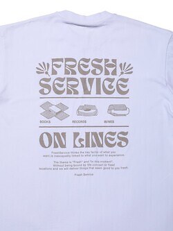 フレッシュサービス レディース & メンズ コーポレートプリントTシャツ ”ON LINES” 写真17