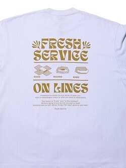 フレッシュサービス レディース & メンズ コーポレートプリントTシャツ ”ON LINES” 写真11