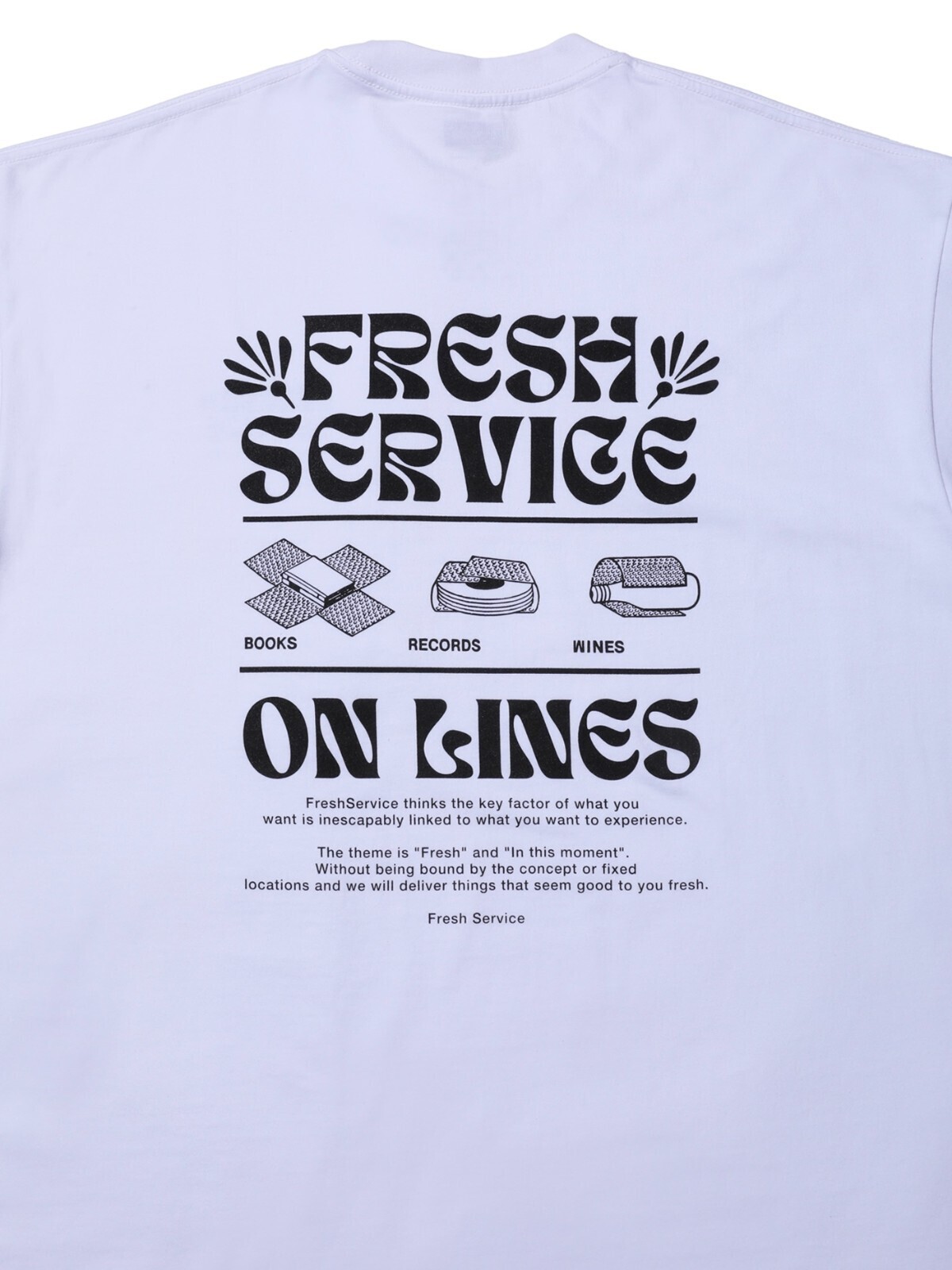 FreshService WOMENS & MENS CORPORATE PRINTED S/S TEE ”ON LINES” IMAGE2