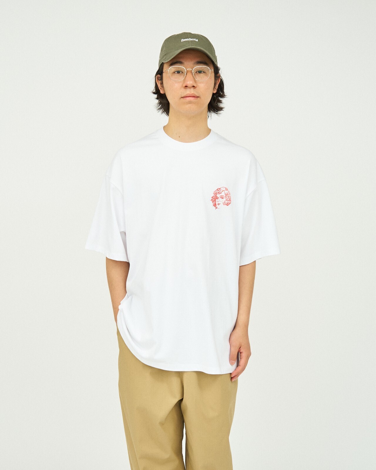 FreshService WOMENS & MENS CORPORATE PRINTED S/S TEE ”Miracle Wigs” IMAGE5