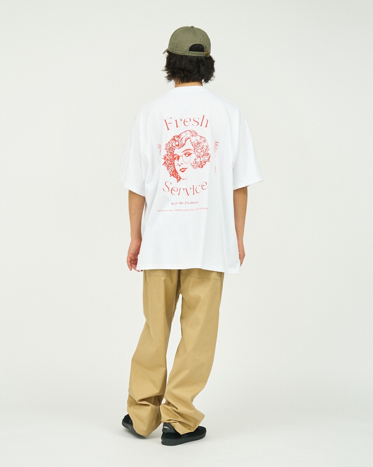 FreshService WOMENS & MENS CORPORATE PRINTED S/S TEE ”Miracle Wigs” IMAGE9