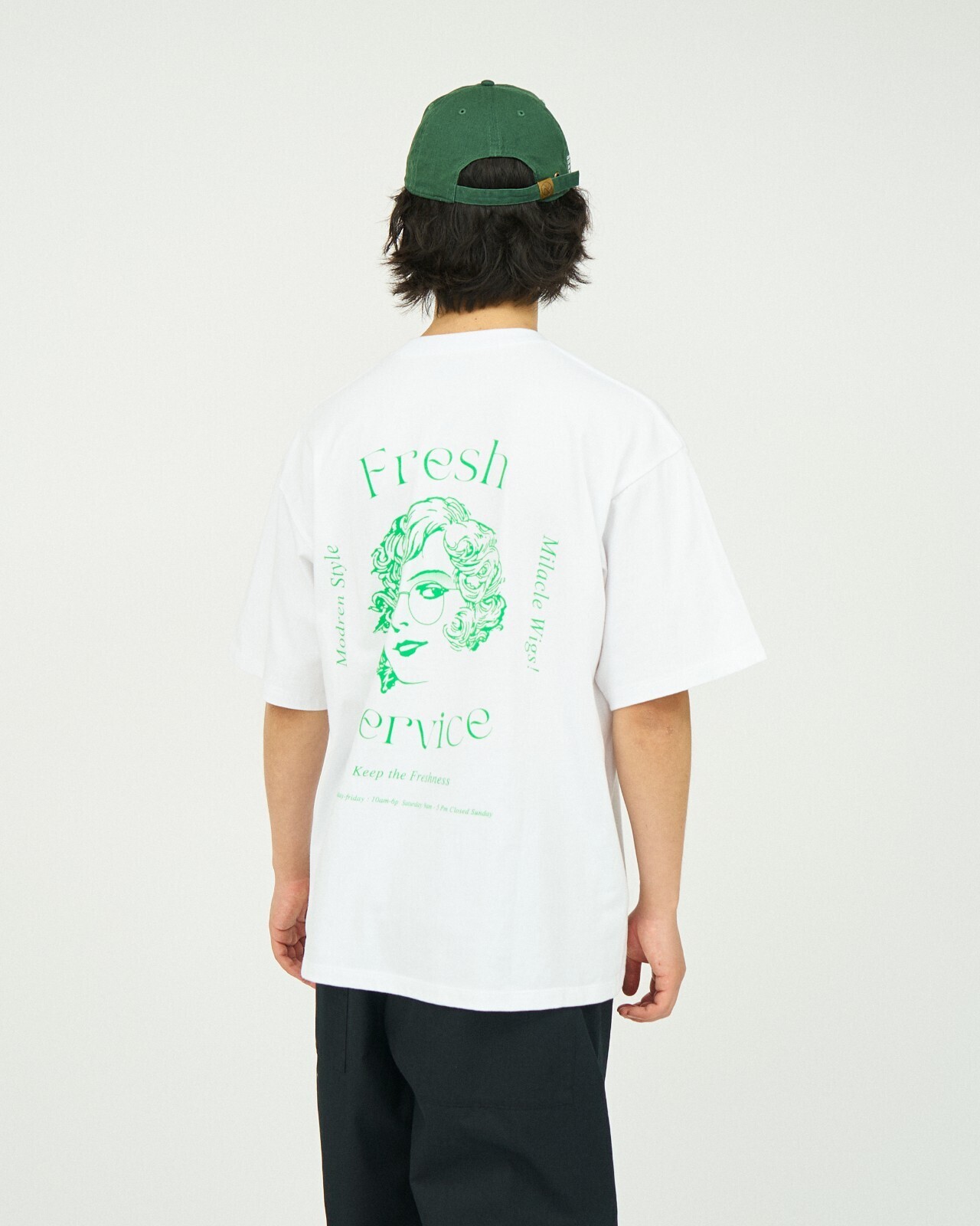 FreshService WOMENS & MENS CORPORATE PRINTED S/S TEE ”Miracle Wigs” IMAGE20